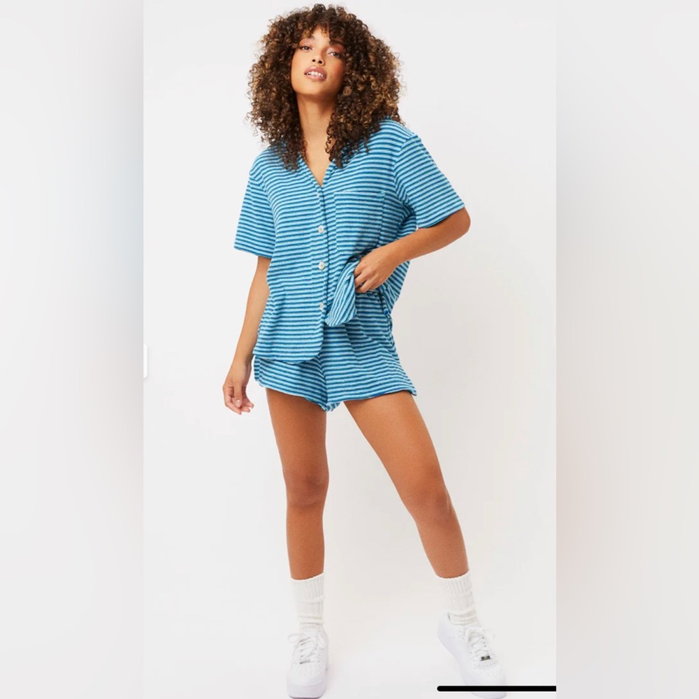 COCO STRIPED TERRY SET FRANKIES BIKINIS